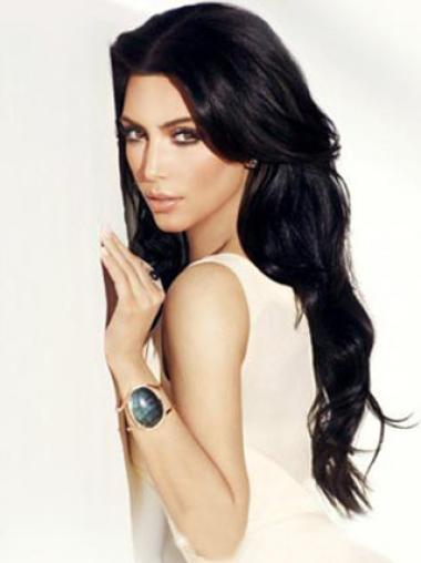 Human Hair Wigs Long Lace Front Without Bangs Remy Human Hair 24 Inches Greatkim Kardashian Hair Wigs