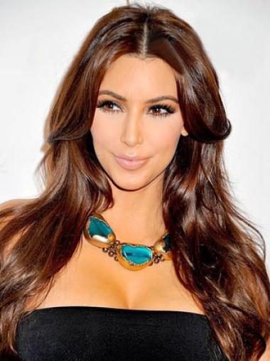 Long Straight Wigs Lace Front Without Bangs 20 Inches Convenient Kim Kardashians Hair Wigs