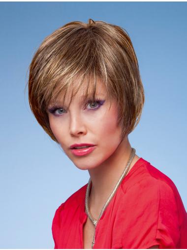 Short Straight Wigs New Synthetic 6 Inches Short Synthetic Wigs