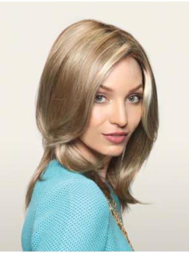Long Layered Hair Wigs Layered Straight Synthetic Flexibility Monofilament Wigs