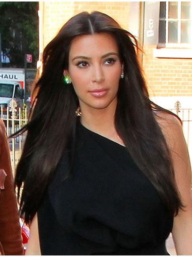 Long Wigs Human Hair Wigs That Black Celebrity Wear Remy Human Hair 20 Inches Modern Kim Kardashian