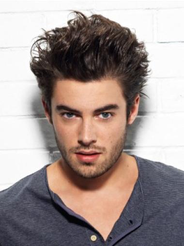 Human Hair Wigs Short Curly Wigs Capless Wavy Sassy Wigs That Look Real For Men