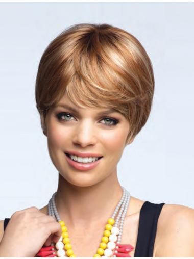 Short Straight Wigs 8 Inches Synthetic Boycuts Short Wigs Fashionable