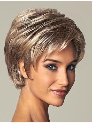 Short Straight Wigs Short Capless 7 Inches Affordable Synthetic Wigs
