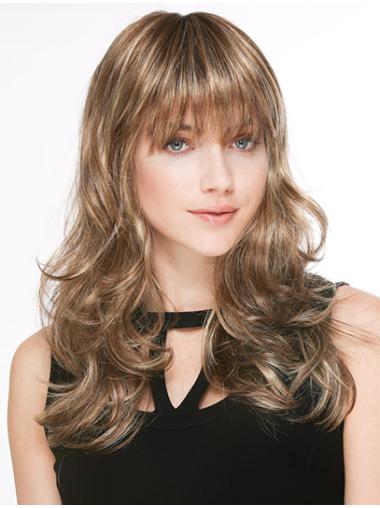 Long Wavy Wigs Long Synthetic Good Monofilament Blonde Wig