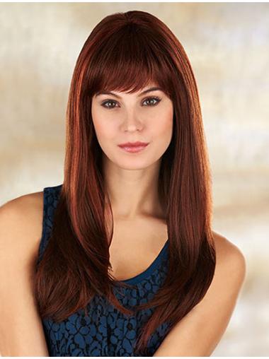 Synthetic Wigs Long Hair Auburn With Bangs Sassy Synthetic Wigs Online