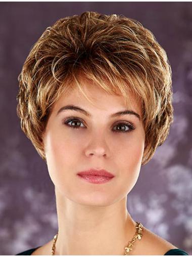 Short Wavy Wigs For Buy Blonde Wavy Synthetic Fabulous Natural Synthetic Lace Front Wig
