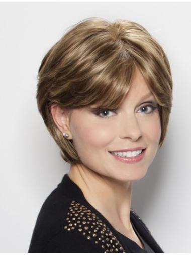 Short Straight Wigs 8 Inches Synthetic Layered Short Wigs Women
