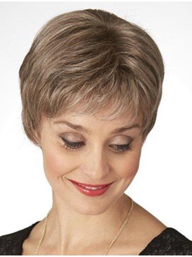 Straight Short Hair Wigs Ideal Straight Brown Classic Short Synthetic Lace Front Wigs