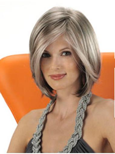 Wigs Buy Synthetic Wigs Top Chin Length Straight Layered Medium Length Wigs