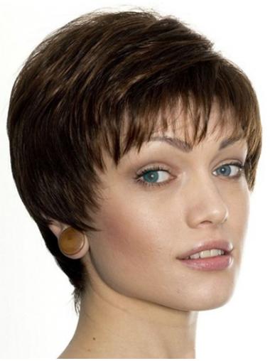 Straight Short Best Wigs Natural 6 Inches Synthetic Straight Short Wigs Haircuts