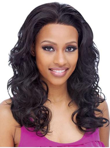 Long Red Wig Human Hair Black Long 20" Amazing African American Curly Wig Real Hair
