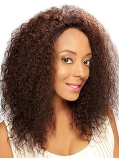 Human Hair Wigs Shoulder Length Brown Shoulder Length Top Natural Curly Wigs African American