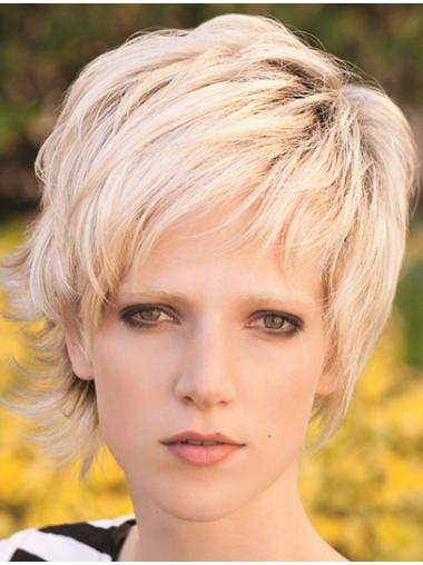 Synthetic Short Wigs 8 Inches Synthetic Layered Short Synthetic Capless Wigs