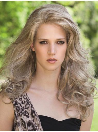 Long Wavy Wig Blonde Wavy Synthetic Soft Pretty Lace Wigs