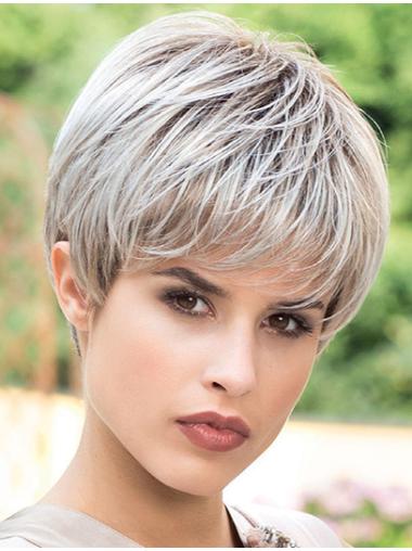 Straight Wigs Definition Synthetic Straight Boycuts Capless Short Wig