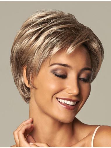 Short Wavy Wigs Soft Synthetic 8 Inches Short Synthetic Wigs