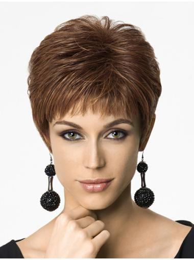Cropped Wigs Milady Style Boycuts Cropped 6 Inches Synthetic Wigs