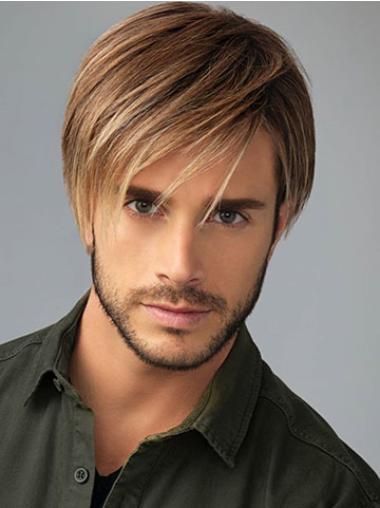 Straight Short Wigs Straight 8 Inches Short Ideal Synthetic Wig For Men Young