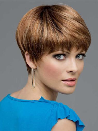 Short Hair Wigs Human Hair Brown Boycuts Cropped Online Best Human Hair Lace Front Wigs