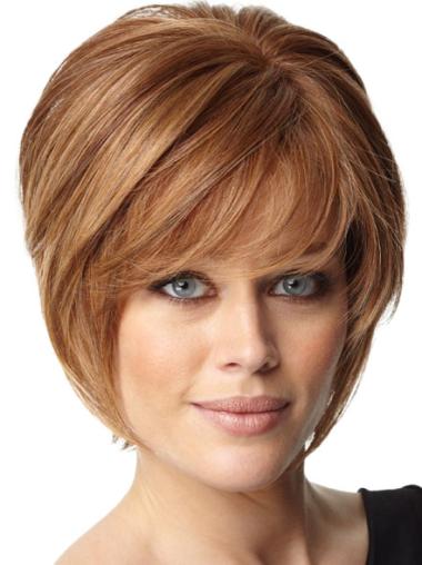 Wigs Bob Chin Length Capless Bobs Trendy Wigs Human Hair Wigs Cancer Patients