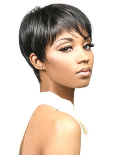 Synthetic Hair Wigs Boycuts Cropped Synthetic Hair Wigs For Black Women