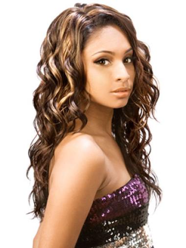 Long Best Wavy Wig Without Bangs Brown Black Woman Long And Wavy Hair Wig