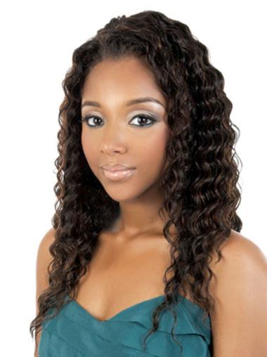 Wigs Long Curly Hair Curly Capless Synthetic 18 Inches Black Women Curly Wigs