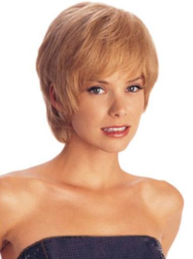 Straight Shor Hair Wigs Incredible Auburn Straight Short Capless Synthetic Wigs
