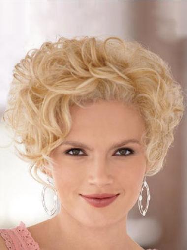 Short Curly Wigs For Sale Sleek Curly Lace Front Short Blonde Wigs