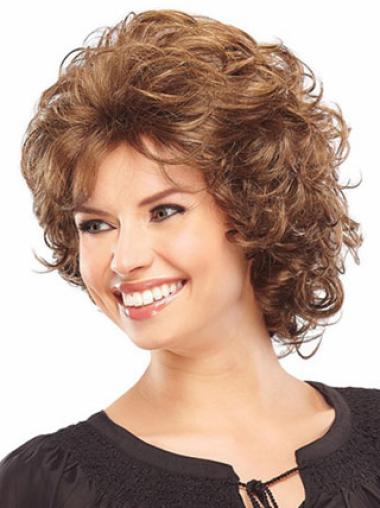 Synthetic Curly Wigs Curly Layered Auburn Durable Classic The Best Synthetic Hair Wigs