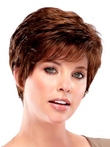 Short Wet And Wavy Wigs Capless Wavy Cropped Realistic Synthetic Wigs