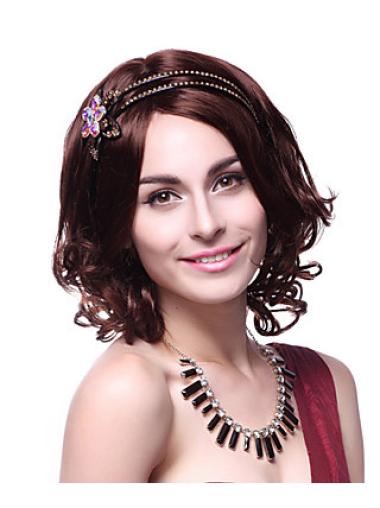 Wavy Wigs For Buy Layered 14 Inches Wavy Capless Gorgeous Synthetic Wig Styles For Women