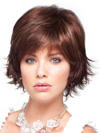 Best Synthetic Wigs Brand Beautiful Layered Straight Auburn Better Quality Synthetic Wigs