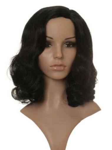 Shoulder Length Synthetic Wigs Capless Without Bangs Shoulder Length Beautiful Celebrity Wigs