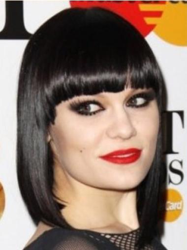 Wig Bobs Black Shoulder Length 12 Inches Style Jessie J Wigs
