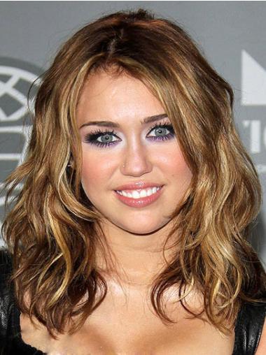 Shoulder Length Wavy Wigs Celebrity Collection Wig Dress Layered Wavy Shoulder Length Synthetic Suitable Miley Cyrus