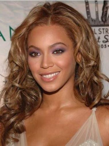 Human Hair Long Wigs Lace Front Auburn Without Bangs 16" Beautiful Beyonce Human Hair Long Auburn Wig