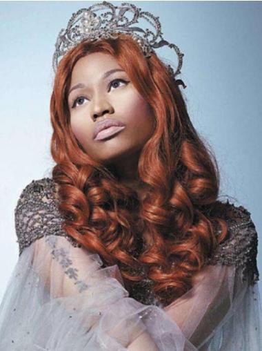 Long Curly Wigs Without Bangs Does Nicki Minaj Wear A Wig Auburn Without Bangs Long