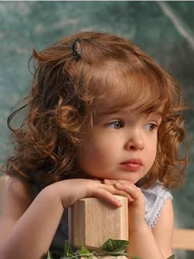 Shoulder Length Human Hair Wigs Beautiful Curly Lace Front A Childs Wig With Real Hair