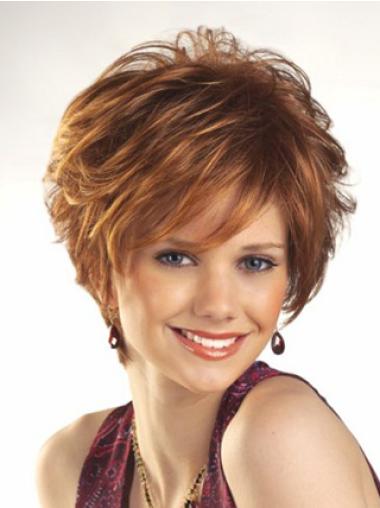 Short Wet And Wavy Wigs Capless Boycuts Short Fashion Petite Wigs For Small Heads