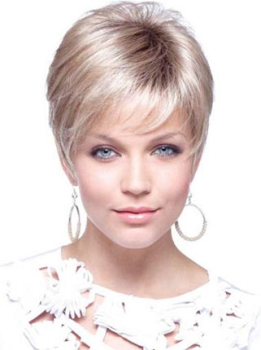 Synthetic Wigs Online Hairstyles Cropped Straight Online Wigs For Cancer Patients