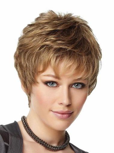 Synthetic Wavy Wig Synthetic Wavy Brown Short Brown Wigs