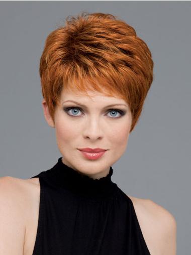 Short Wavy Wigs Cropped Boycuts Affordable Wigs For Cancer Patients