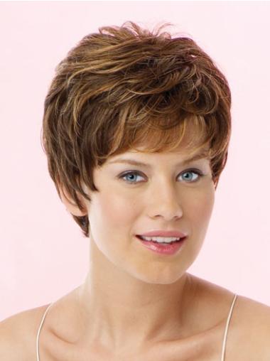 Short Wet And Wavy Wigs Synthetic Wavy Boycuts Short Synthetic Lace Front Wigs