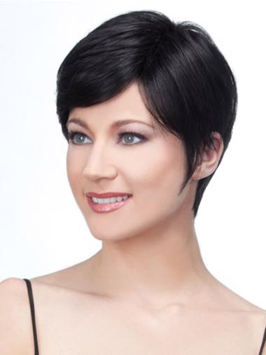 Human Hair Short Cut Wigs High Quality Lace Front Boycuts Straight Deep Discount Remy Human Hair Wigs