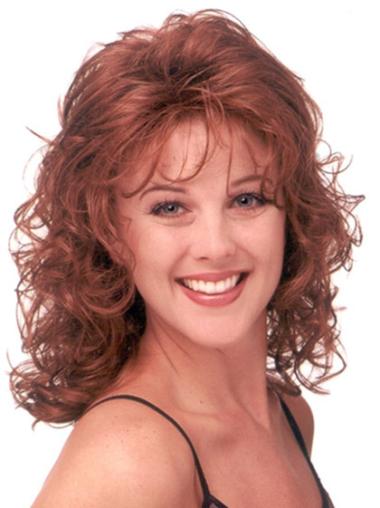 Curly Shoulder Length Wigs Shoulder Length Synthetic Classic Synthetic Curly Hair