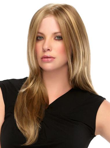 Long Straight Good Wig Blonde Straight Long Synthetic Lace Wig Small Cap