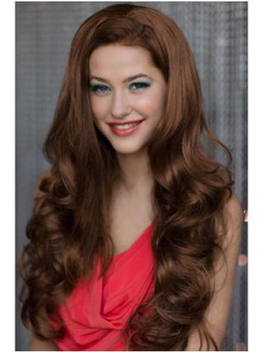 Long Wavy Synthetic Wigs Fashion Synthetic Wavy Capless Half Woman Wigs