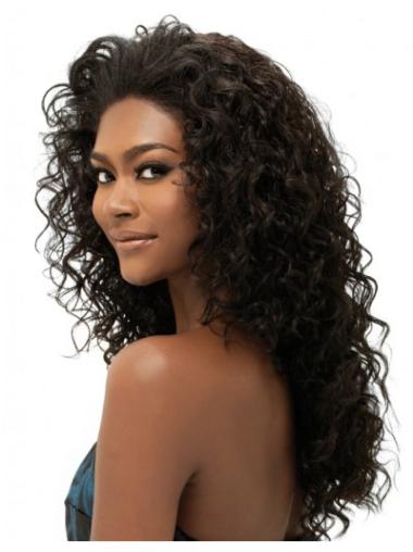 Human Hair Wigs Long Long Curly Fashionable Half Wigs For African American Women